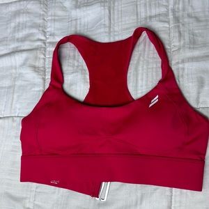 Never worn Do you even red sports bra with cup pads never worn